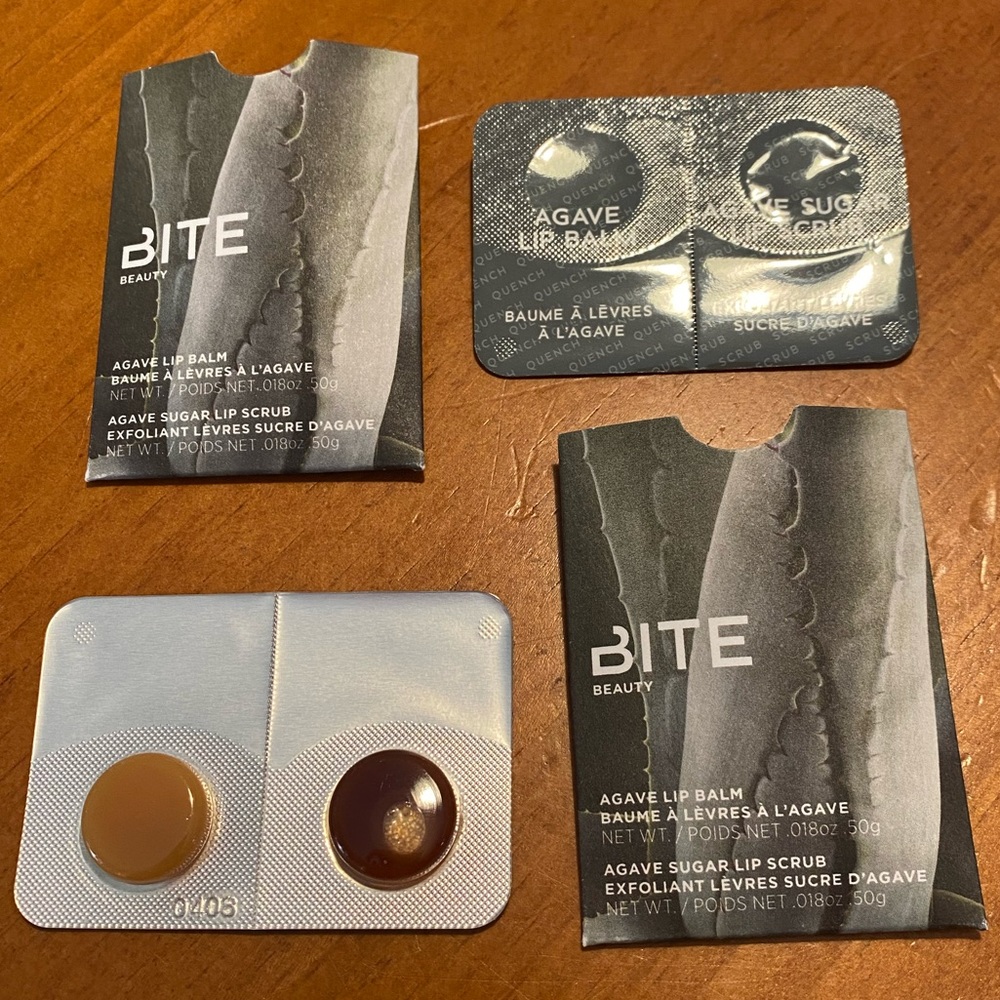 2 Bite Beauty Beauty Agave Lip Scrub/Lip Balm
